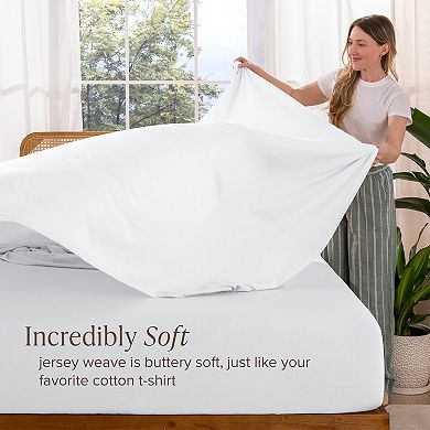 100% Organic Cotton Jersey Sheet Set