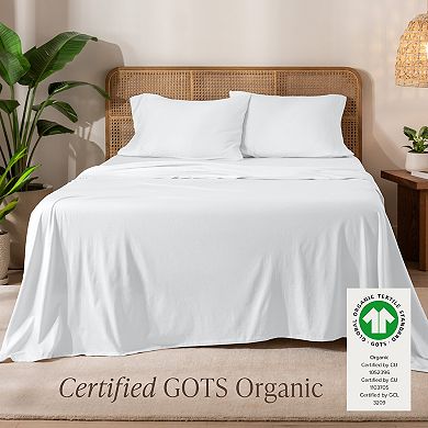 100% Organic Cotton Jersey Sheet Set