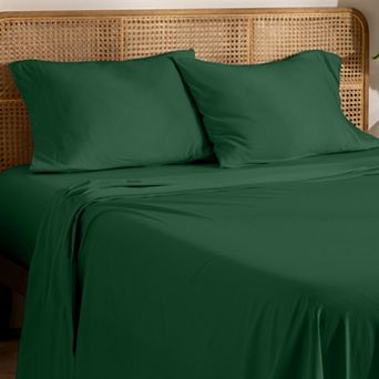 Bare Home 100% Organic Cotton Jersey Sheet Set