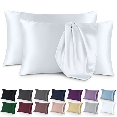 Satin Envelope Closure Pillowcase Set