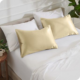 Satin Envelope Closure Pillowcase Set