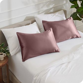 Satin Envelope Closure Pillowcase Set