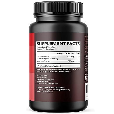Tribulus Terrestris Capsules, 180ct