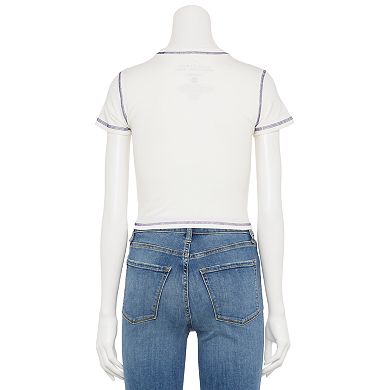 Juniors' Betty Boop Baby Tee