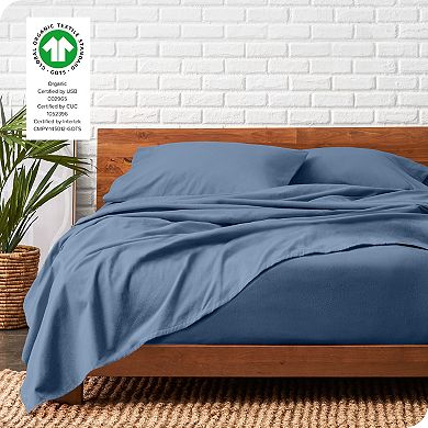 100% Organic Flannel Sheet Set