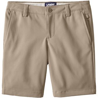 Girls 2-16 Lands' End Uniform Performance Chino Shorts
