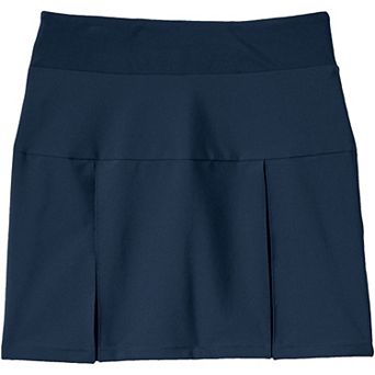 Girls 4-16 Lands' End Uniform Performance Pleated Skort