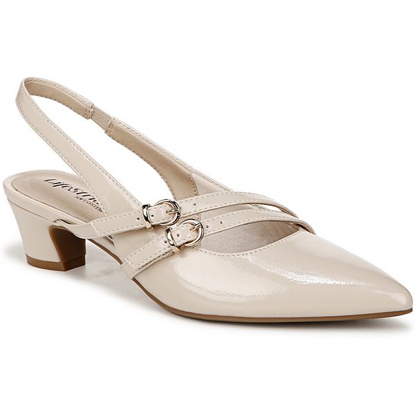 LifeStride Womens Monique Slingback Heels - Medium & Wide Width
