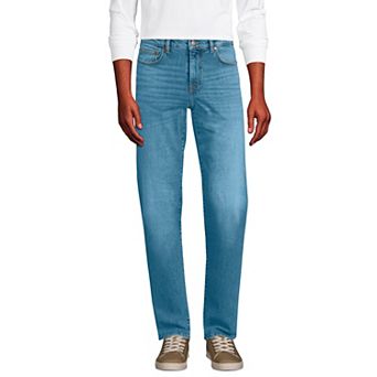 Men's Lands' End Recover Traditional Fit Denim Jeans