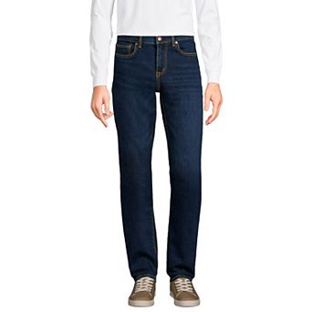 Men's Lands' End Recover Traditional Fit Denim Jeans