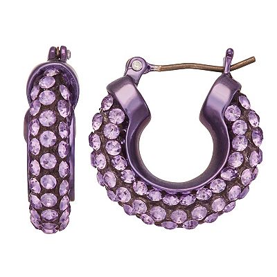 Kohls purple earrings deals