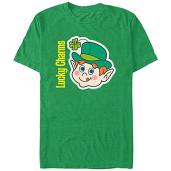Men's Lucky Charms Retro Leprechaun Graphic Tee