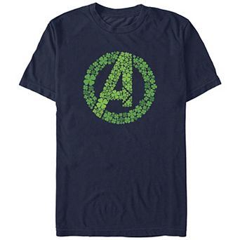 Men's Avengers Clover Filled Logo Graphic Tee