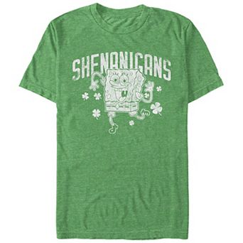 Men's SpongeBob SquarePants Happy Shenanigans Graphic Tee