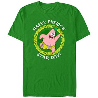 Men's SpongeBob SquarePants Happy Patrick Star Day Graphic Tee
