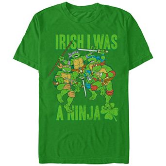Men's Teenage Mutant Ninja Turtles Irish I Was A Ninja Graphic Tee