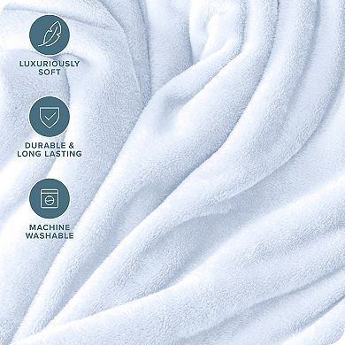 Bare Home Lightweight Microplush Fleece Blanket