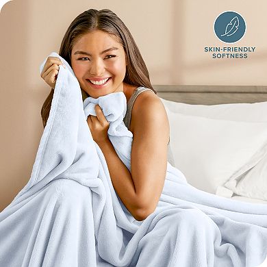 Bare Home Lightweight Microplush Fleece Blanket