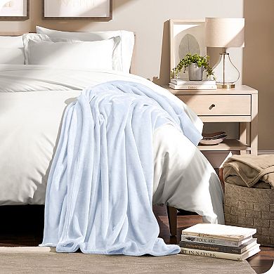 Bare Home Lightweight Microplush Fleece Blanket