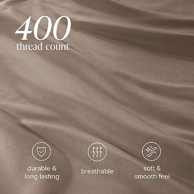 100% Organic Cotton Sateen Fitted Sheet