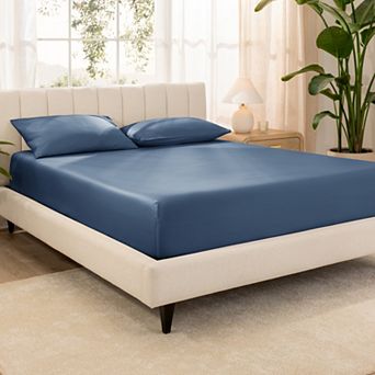 Bare Home 100% Organic Cotton Sateen Fitted Sheet