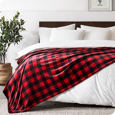 Plaid Microplush Blanket