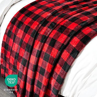 Plaid Microplush Blanket