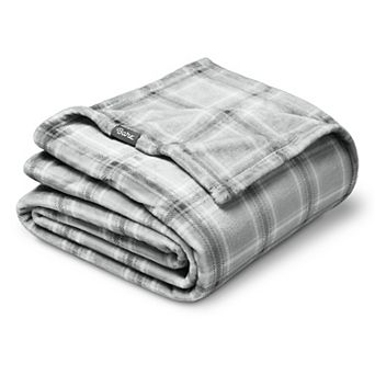 Bare Home Plaid Microplush Throw Blanket