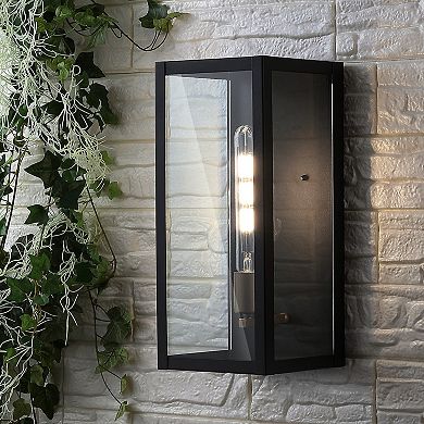 Berlin Iron/glass Modern Industrial Led Outdoor Lantern