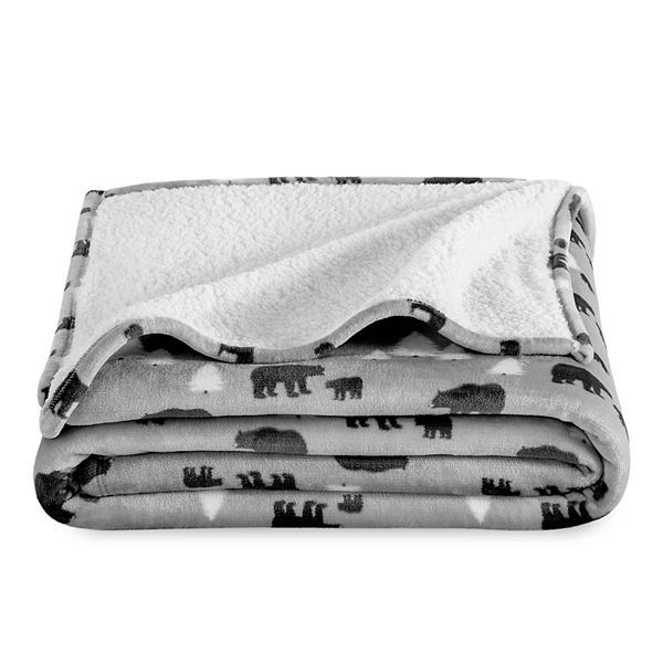 Print Sherpa Blanket - Kodiak (FULL/QUEEN)