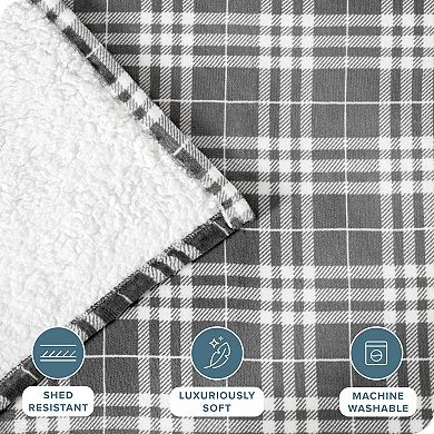 Plaid Sherpa Blanket
