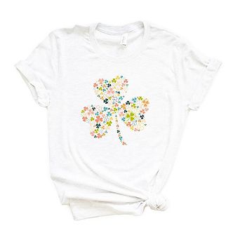 Color Shamrocks Short Sleeve Graphic Tee