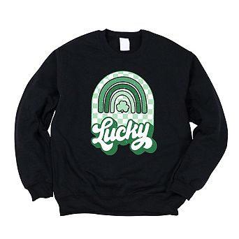 Lucky Shamrock Rainbow Sweatshirt