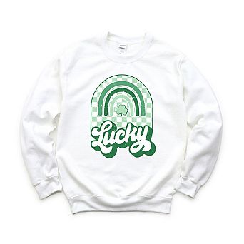 Lucky Shamrock Rainbow Sweatshirt