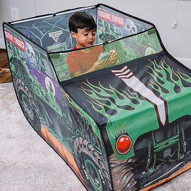 Kids Monster Jam Grave Digger Pop-Up Tent Playhouse Toy