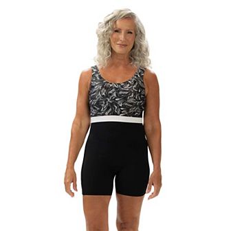 Women's Dolfin Printed Scoop Neck Aquatard
