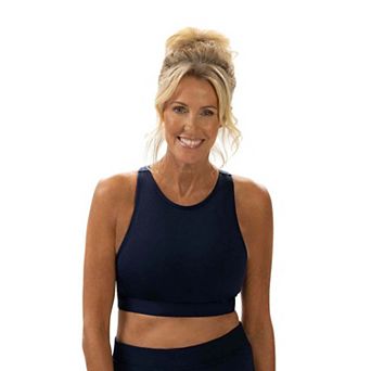 Women's Dolfin Aquashape High Neck Longline Bikini Swim Top