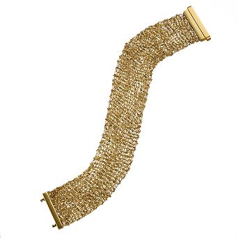 14k Gold Vermeil Mesh Bracelet