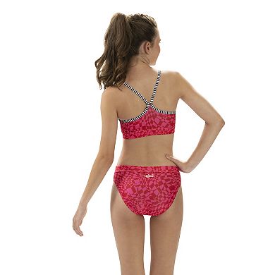 Women's Dolfin Uglies Print Asymmetrical 2-Piece Swim Set