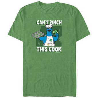 Men's Sesame Street Cookie Monster Can't Pinch This Cook Graphic Tee