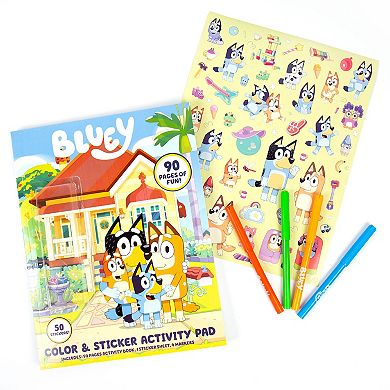 Bluey Color & Sticker Activity Pad