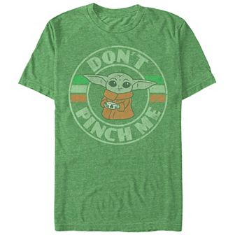 Men's The Mandalorian The Child Don't Pinch Me Graphic Tee