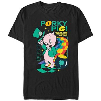 Men's Looney Tunes Porky Pig Top O' The Morning Graphic Tee