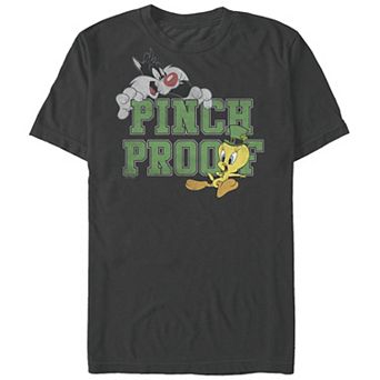 Men's Looney Tunes Sylvester And Tweety Pinch Proof Graphic Tee
