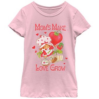 Girls 7-16 Strawberry Shortcake Moms Make Love Grow Graphic Tee