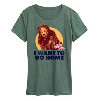 Women's The Wizard Of Oz Lion Home Graphic Tee