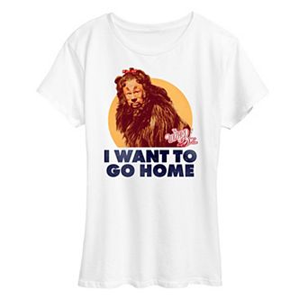 Women's The Wizard Of Oz Lion Home Graphic Tee