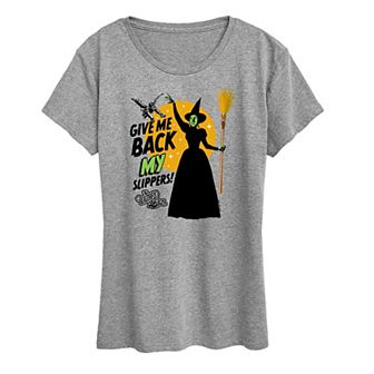 Women's The Wizard Of Oz Slippers Graphic Tee