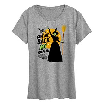 Women's The Wizard Of Oz Slippers Graphic Tee