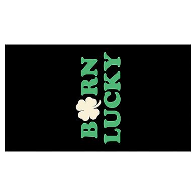 Born Lucky Clover Graphic Stainless Steel Bottle
